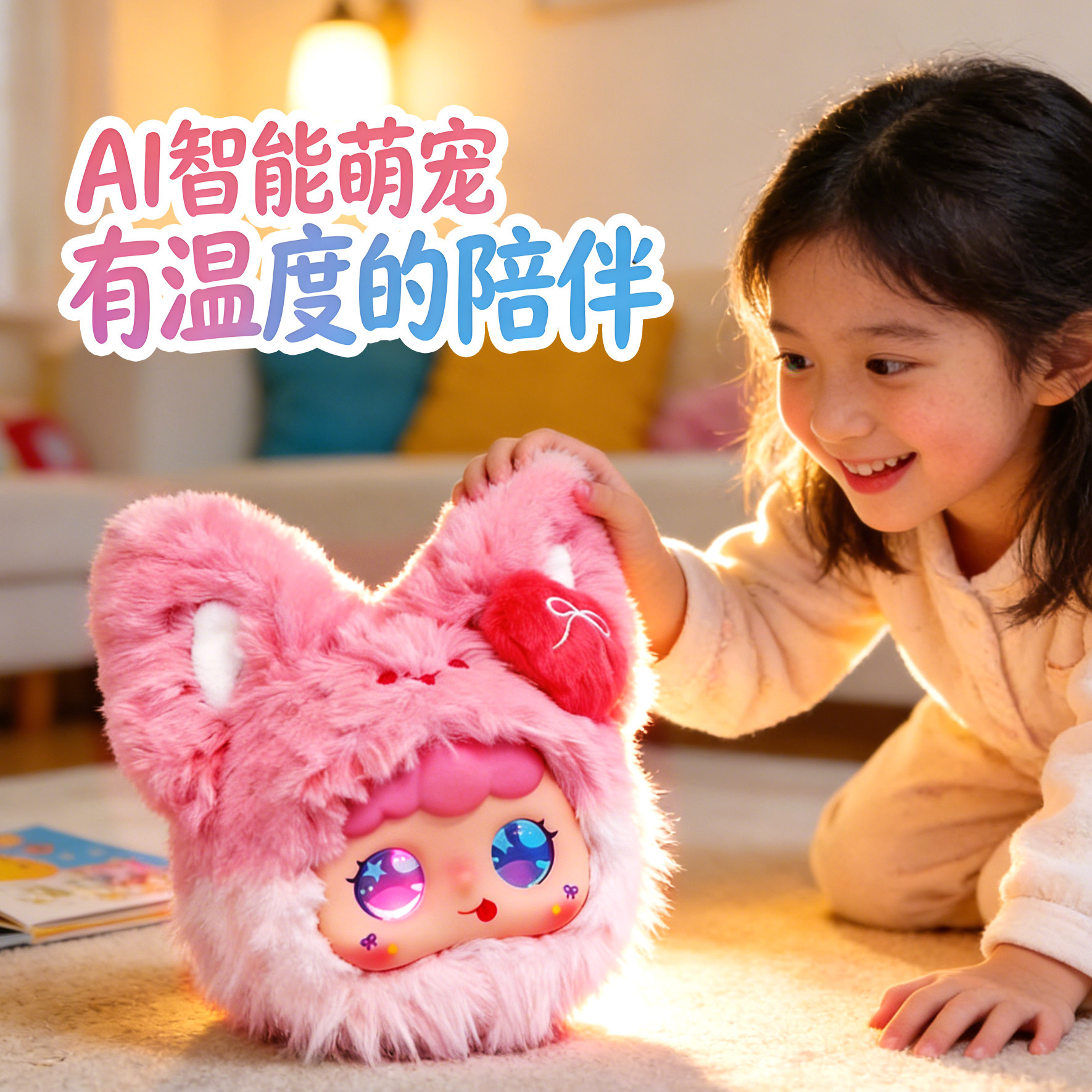 千问Ai智能机器人电子宠物陪伴毛绒儿童玩具孩子对话聊天新年礼物,玩具/童车/益智/积木/模型,AI玩具,淘宝优惠券,粉丝福利购,淘宝优惠卷