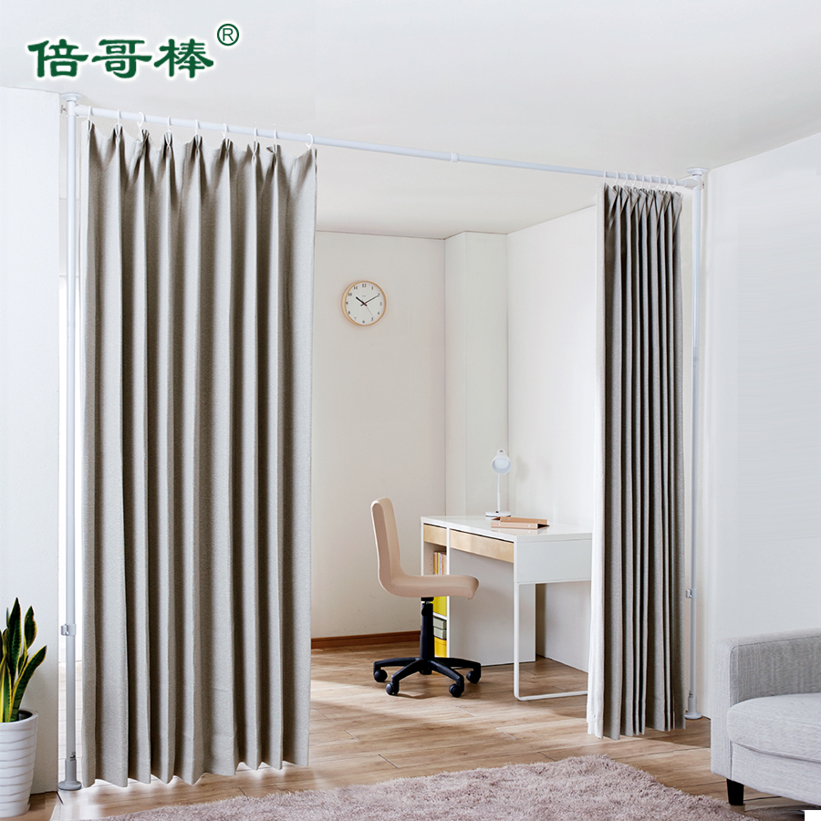 顶天立地杆免打孔隔断杆