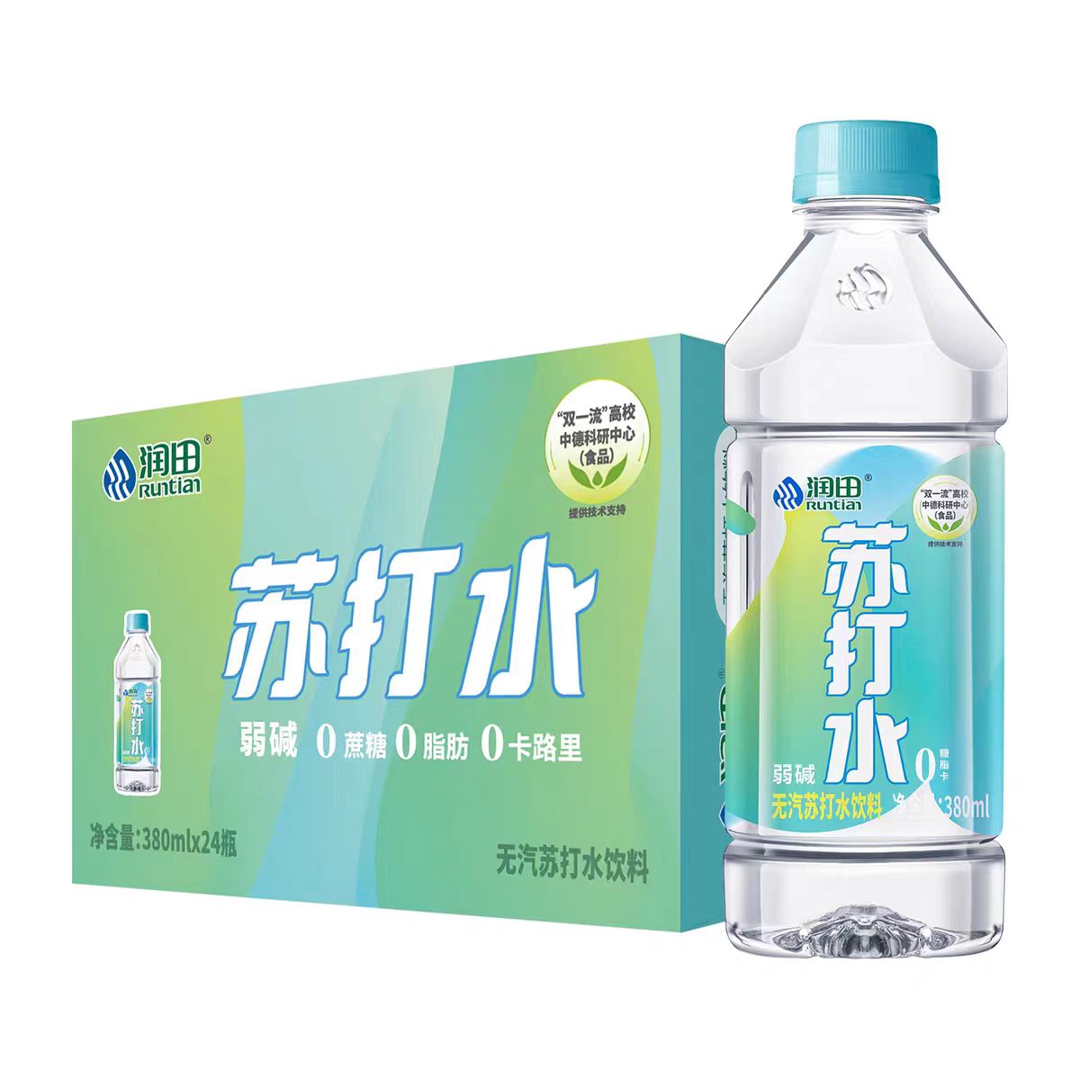 润田苏打水弱碱无糖饮料