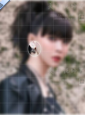 乘风破浪的姐姐于文文同款黑色耳坠女ins风辣妹甜酷冷淡流苏耳环