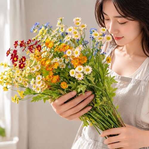 ins网红清新小雏菊仿真花