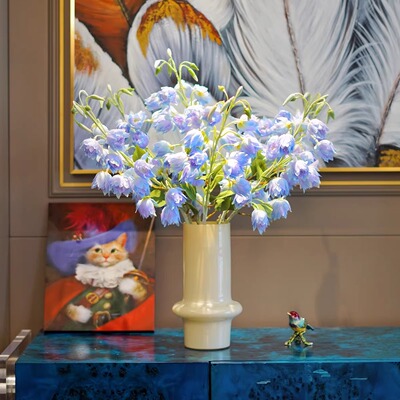 仿真花飞燕草婚庆地排花