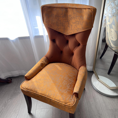 四季通用款橙色餐椅垫