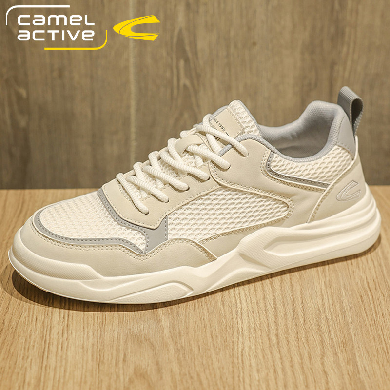 骆驼动感男新款夏季透气网面网布休闲运动鞋防滑耐磨老爹鞋小白鞋,流行男鞋,网面鞋,淘宝优惠券,粉丝福利购,淘宝优惠卷
