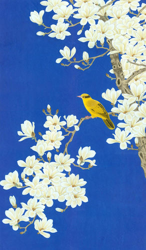 名古绣艺 苏绣刺绣文艺 diy套件初学手工装饰画玉质凝香  30*60CM