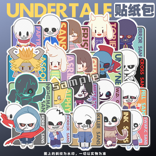 undertale原创cos周边闪光手帐