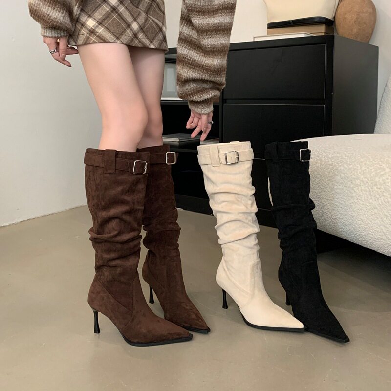 138-3长靴女长筒高筒202时尚雪地靴