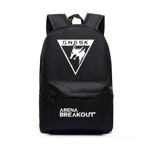 暗区突围游戏周边白狼连队书包男初中小学生双肩包大容量双肩背包