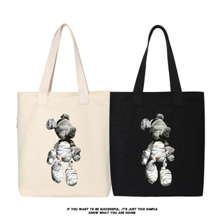 秀洛缠绷带的老鼠单肩包斜挎包手提布袋帆布袋环保购物袋托特包