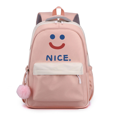 秀洛笑脸包包日系可爱双肩包女大容量情侣时尚背包百搭学生书包男