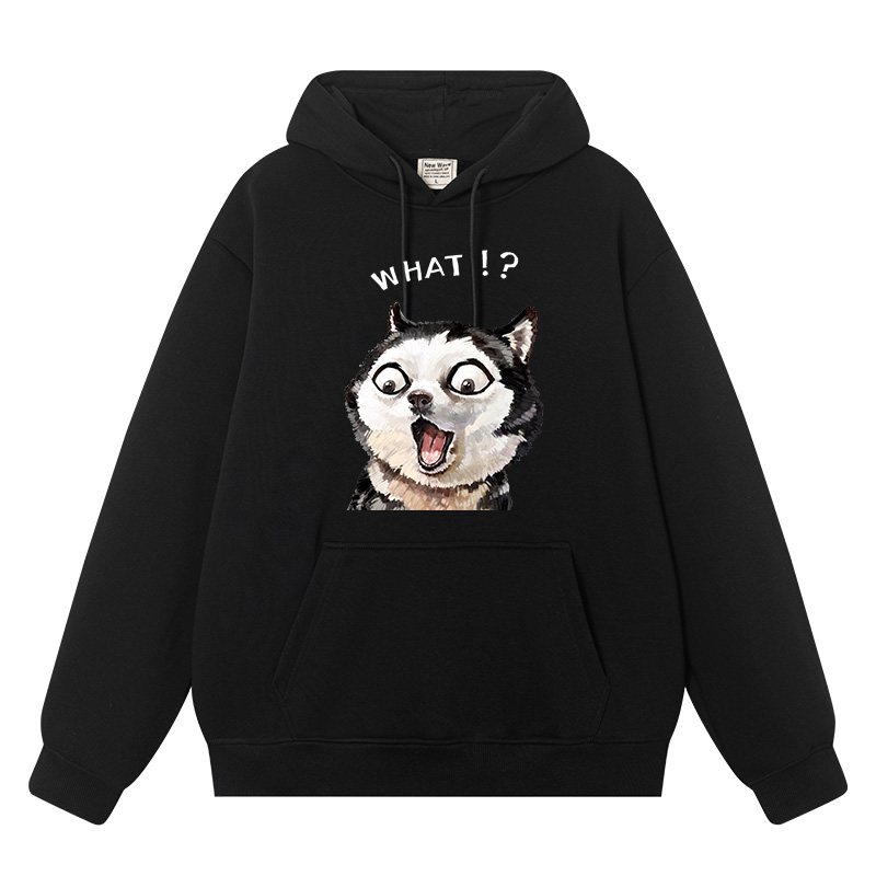 卡通哈士奇二哈打底秋冬新款卫衣