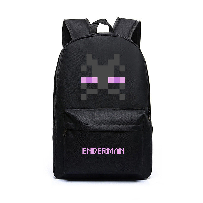 秀洛我的世界MC末影人双肩背包中小学生switch游戏周边双肩包书包