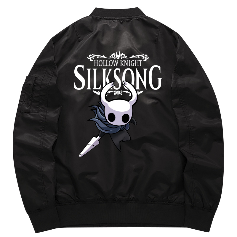 秀洛空洞骑士周边衣服飞行服夹克外套秋冬加厚外头卫衣服秋冬男装