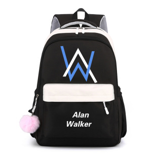 dj艾伦AlanWalker小学生双肩包初中生双肩背包faded周边书包沃克