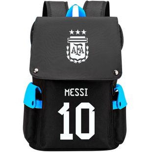 秀洛10号足球球迷周边书包三冠王双肩包运动休闲包双肩背包男