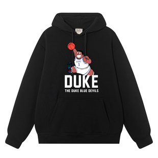 鹈鹕胖虎衣服联名蔡恩威廉森杜克大学ZION篮球运动卫衣连帽男装