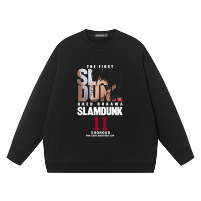 灌篮高手赤木流川枫三井寿球员樱木花道周边圆领卫衣男纯棉上衣服