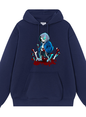 传说之下连帽卫衣 undertale 骷髅兄弟游戏周边sans动漫衣服帽衫