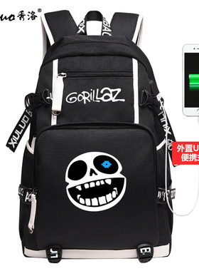 传说之下Undertale sans学生男女书包潮牌大容量动漫ins双肩背包