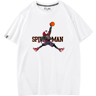 秀洛联名nasa宇航员灌篮高手安西教练漫威龟仙人飞人T恤男短袖