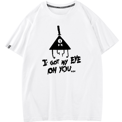 秀洛怪诞小镇T恤男短袖Gravity Falls美剧半袖比尔塞弗周边衣服