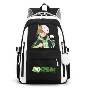 Dream书包男生初中高中大学生ins双肩背包女孩高颜值我的世界