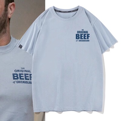 秀洛美剧The Bear熊家餐馆Carmy同款BEEF字母短袖T恤半袖打底宽松