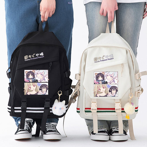 超时空辉夜姬周边女学生书包背包双肩包二次元酒寄彩叶月见八千代