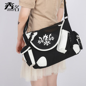 秀洛fate grand周边order二次元 单肩斜挎包FGO书包黑贞德动漫背包