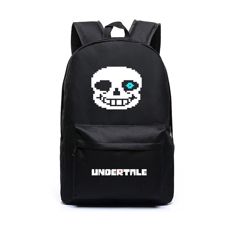 秀洛传说之下周边书包UNDERTALE骷髅兄弟中小学生动漫双肩包背包