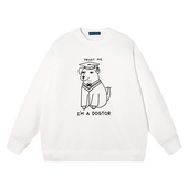 trust me相信我我是一个医生博士趣味周边情侣装 春秋套头宽松衣服