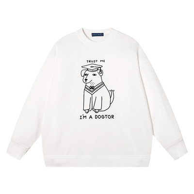 trust me相信我我是一个医生博士趣味周边情侣装春秋套头宽松衣服