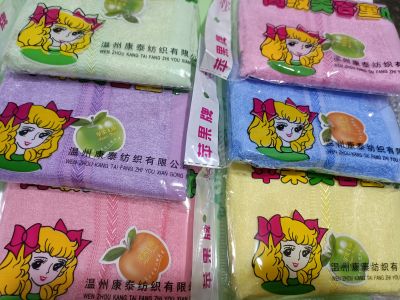 苹果牌纤维儿童毛巾美容巾柔软吸水婴童竹纤维小毛巾洗脸巾