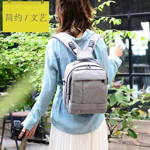 相机包双肩适用佳能尼康索尼小型