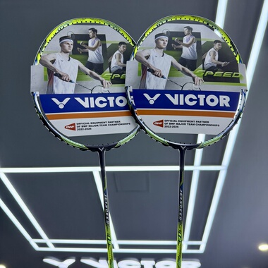 VICTOR威克多羽毛球拍速度款JS12一代经典颜色碳钎维极速系列一代