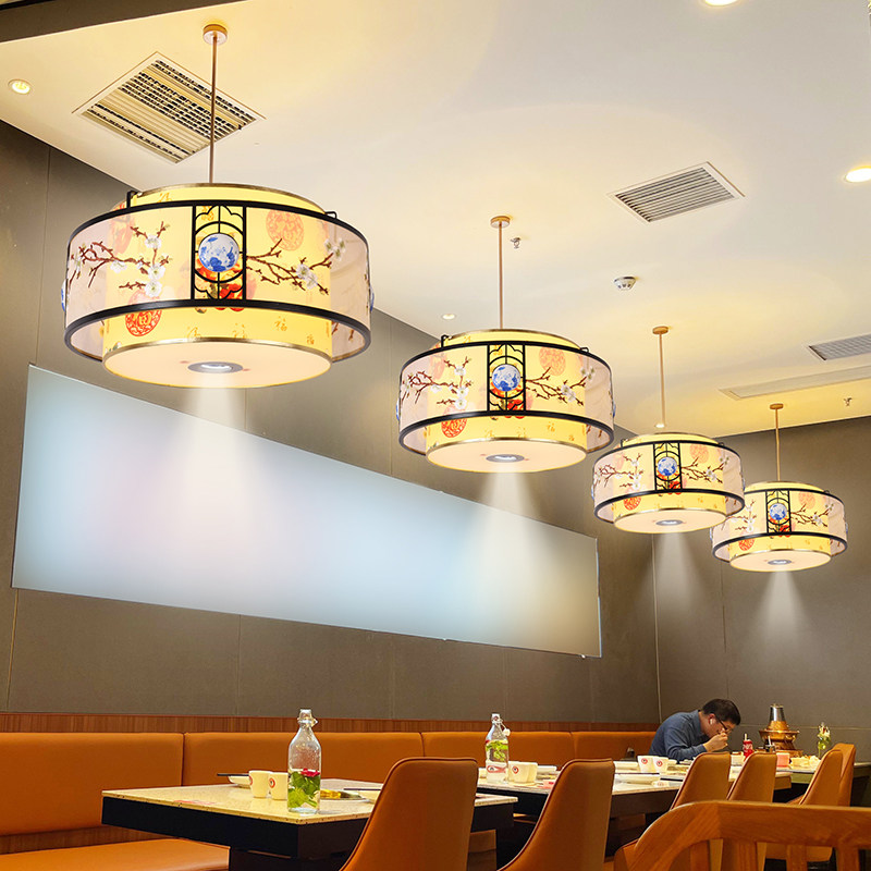 新中式吊灯餐饮酒店大厅灯火锅店餐桌灯笼饭店走廊过道茶馆民宿灯