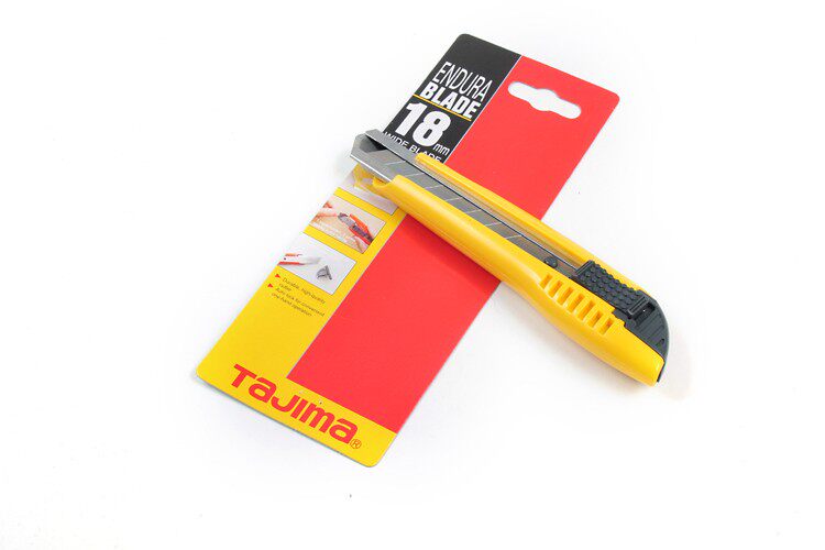 包邮TAJIMA 田岛工具 中型美工刀 18mm宽 LC500B 配2片备刀