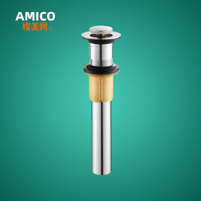 埃美柯面盆放水阀全铜MP29A加厚通用下水器弹跳过滤洗手盆排水阀