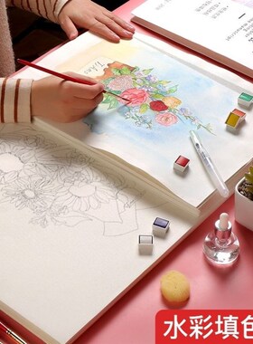 心理减压画成人解压涂色书无聊手作解闷手工成人心理解压画临摹画