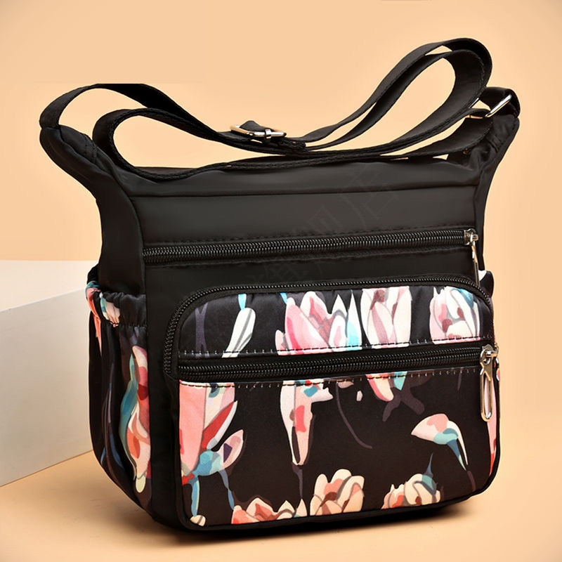 兔津布大包包斜挎妈妈包单肩包女士尼龙帆布旅游背包休闲时尚女包