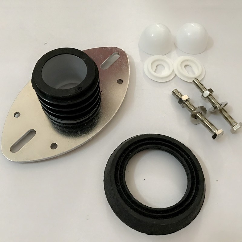 小便斗马头配件挂墙式尿便池墙排水管连接器横排直插形易安装50管