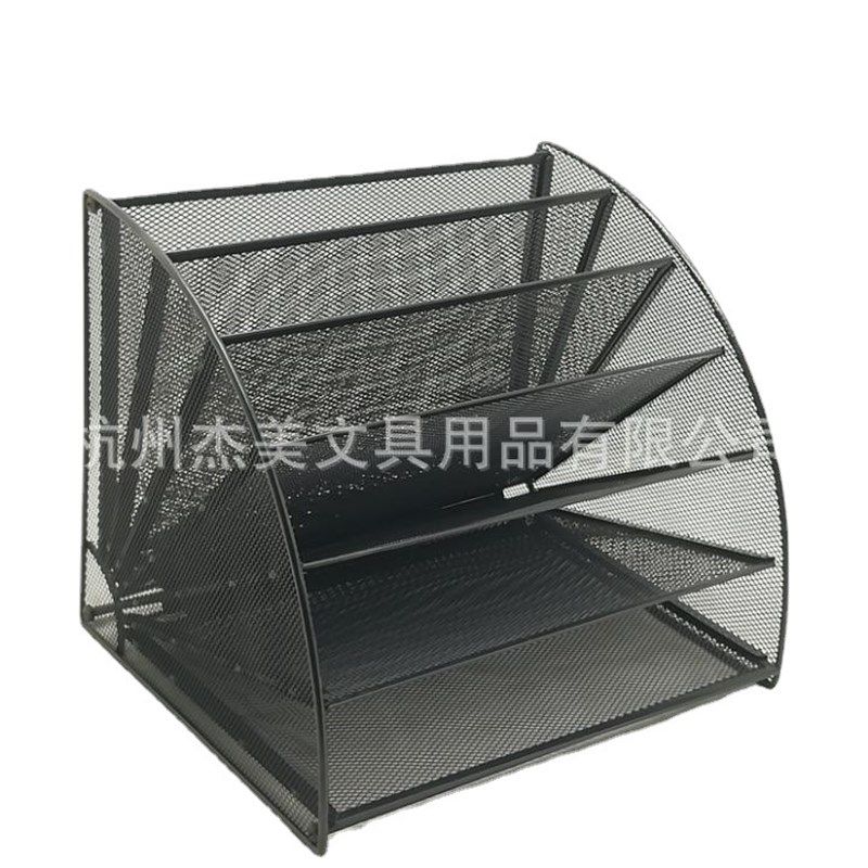 金属网状可拆卸六层文件架文件资料收纳筐置物架铁网档案管理架