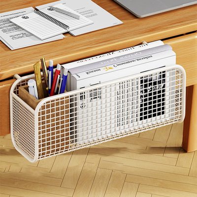 宿舍书桌挂篮办公室悬挂置物架挂筐收纳神器桌边文件文具挂架整理