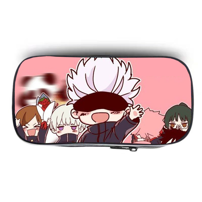 虎杖悠仁伏黑惠五条悟宿傩狗卷棘咒术回战文具盒中小学生儿童笔袋