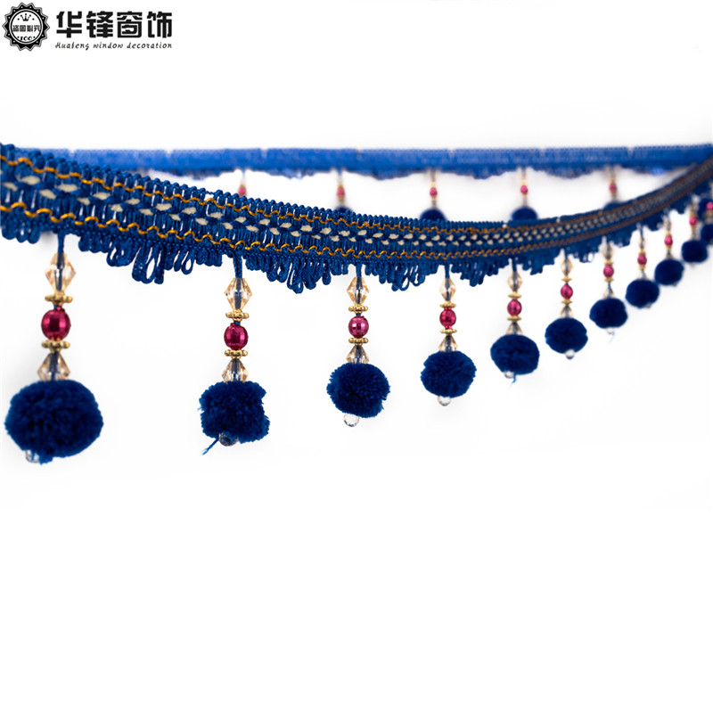 8.5公分多色杨梅球花边民族风彩色吊穗毛球汽车装饰边花边11.5米,居家布艺,花边,淘宝优惠券,粉丝福利购,淘宝优惠卷
