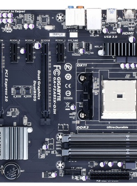 ●GeFeng●技嘉GA-F2A85X-HD3 DDR3独立显卡槽FM2主板 REV:1.0