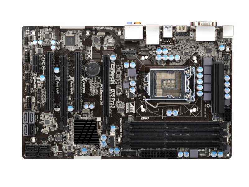 gefeng●asrock/华擎科技 b75 pro3 1155针ddr3全集成主板 大板