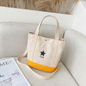 包包女新款 妈妈包饭盒便当水桶单肩包帆布袋定制 帆布手提斜挎时尚