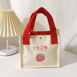 凱旋者 飯盒便當(dāng)包潮女包帆布包小方包手提小包袋上班小拎包定制
