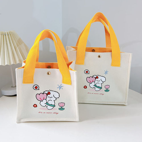 凯旋者手提帆布包女包小包小方包便当包妈咪包帆布袋定制印刷logo